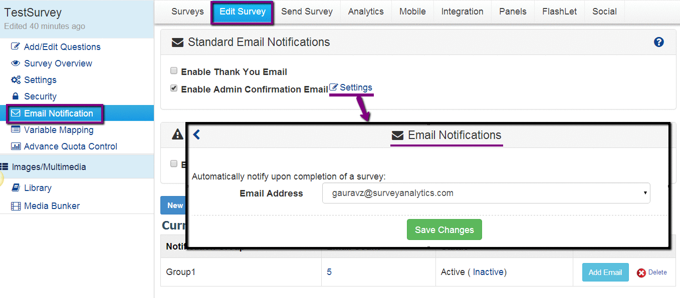 Survey Software Help Image